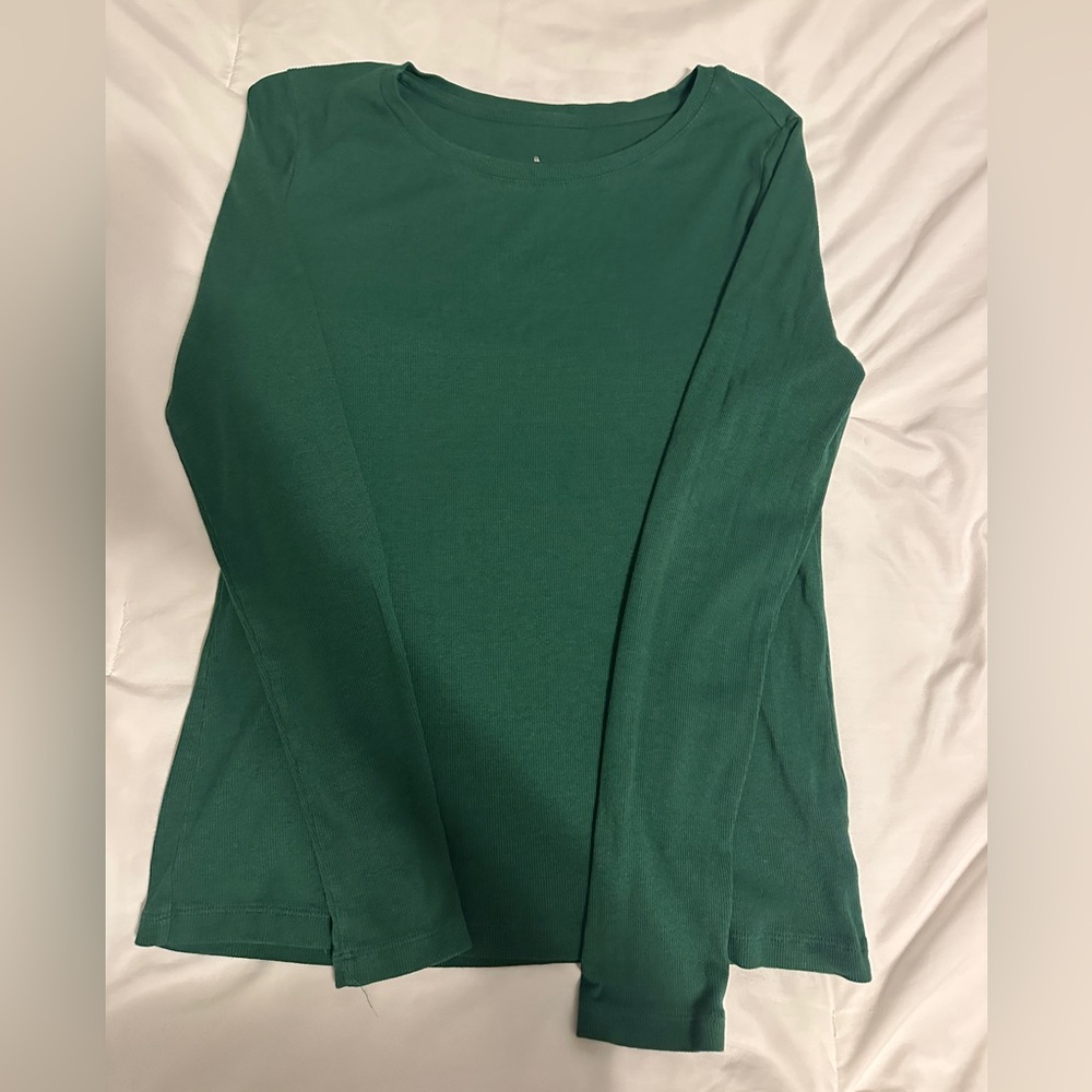 a new day Forest Green Long Sleeve Tee